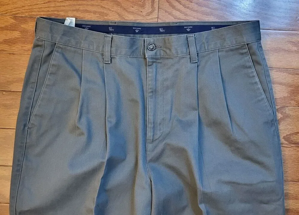 Dockers Men's Pants / Chinos W36 / L29 Lt Olive Green